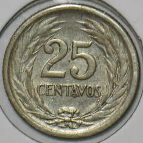 El Salvador 1953 25 Centavos 195928 combine shipping
