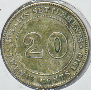 Straits Settlements 1910 20 Cents 194800 combine shipping
