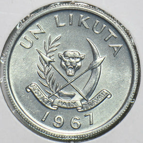 Congo 1967 Likuta 196801 combine shipping