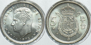 Spain 1975 5 Pesetas 79 198427 combine shipping