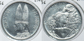 Vatican 1966 100 Lire 241060 combine shipping