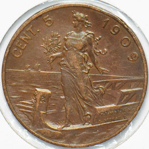 Italy 1909 Vittorio Emanvele III 5 Centesimi 192233 combine shipping