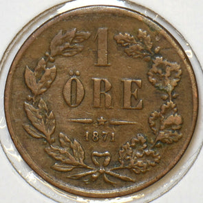 Sweden 1871 Ore 240440 combine shipping