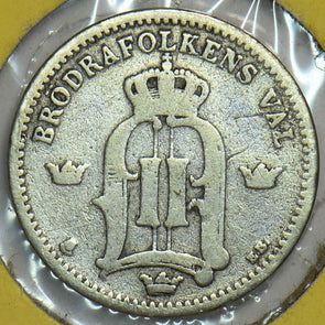Sweden 1880 25 Ore 153186 combine shipping
