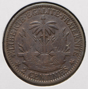 Haiti 1881 2 Centimes  290221 combine shipping