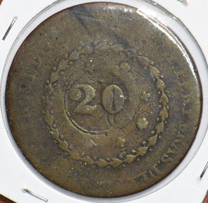 Brazil 1823 20 Reis 192654 combine shipping