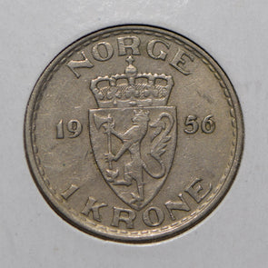 Norway 1956 Krone Lion animal  900815 combine shipping