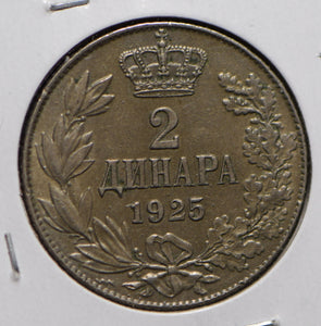 Yugoslavia 1925 2 Dinara  292056 combine shipping