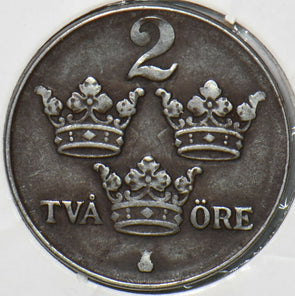 Sweden 1946 2 Ore 194206 combine shipping