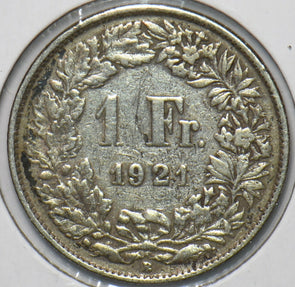 Switzerland 1921 Franc 150761 combine shipping