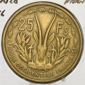 West African States 1956 25 Francs France 903833 combine shipping