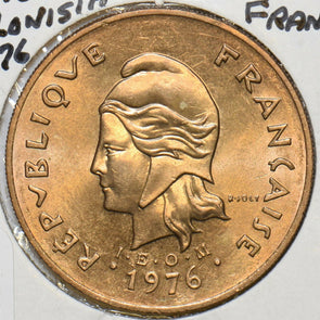 French Polynesia 1976 100 Francs 196958 combine shipping