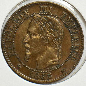 France 1862 K 2 Centimes Eagle animal 298089 combine shipping