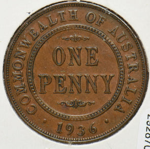 Australia 1936 Georgivs V Penny 292870 combine shipping