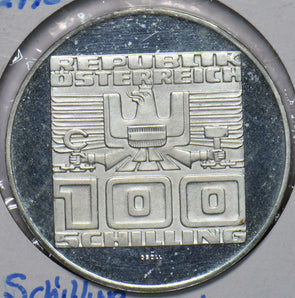 Austria 1978 Silver 100 Schilling proof 292787 combine shipping