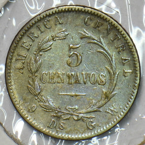 Costa Rica 1887 5 Centavos 296754 combine shipping
