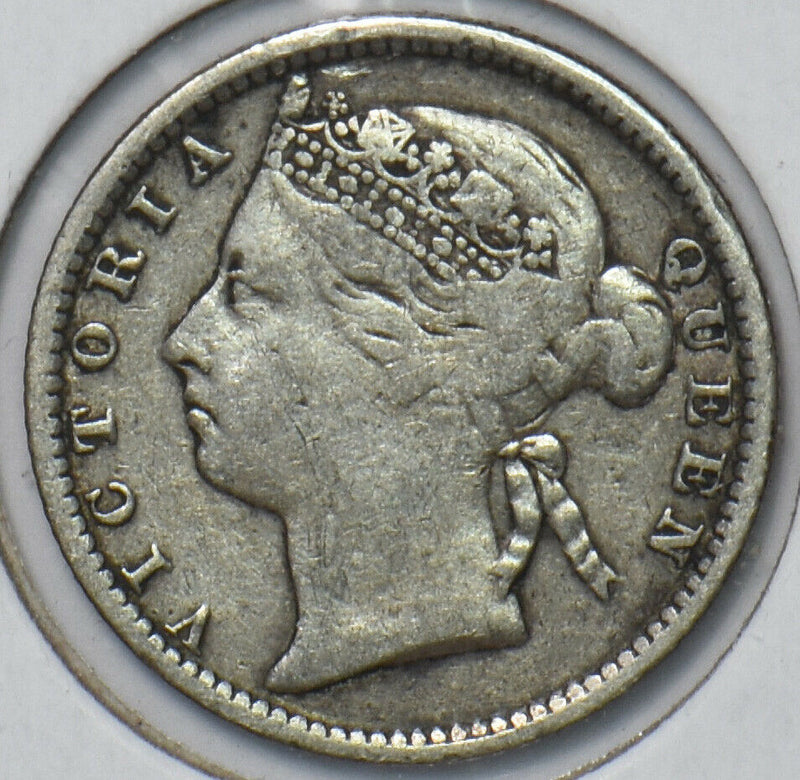 Straits Settlements 1886 10 Cents 296042 combine shipping