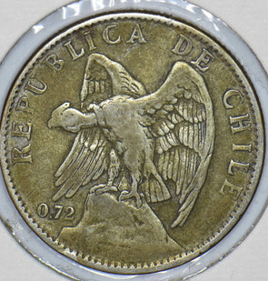 Chile 1915 Peso Vulture animal 291169 combine shipping