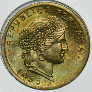 Peru 1955 20 Centavos 196588 combine shipping