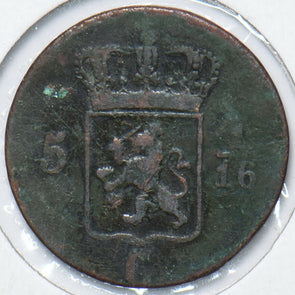 Netherlands East Indies 1816 H Duit Lion animal 902699 combine shipping