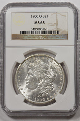 1900-O Morgan Dollar Silver NGC MS63 NG1718