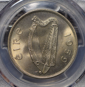 Ireland 1959 1/2 Crown Horse animal PCGS MS66 PC0593 combine shipping