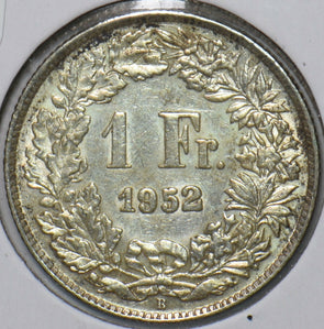 Switzerland 1952 Franc 240177 combine shipping