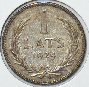 Latvia 1924 Lats 295521 combine shipping