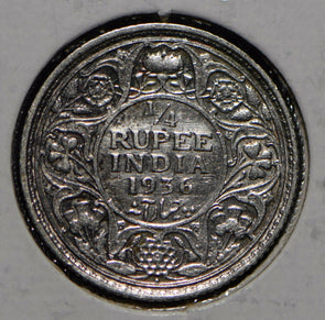 India British 1936 1/4 Rupee  901668 combine shipping