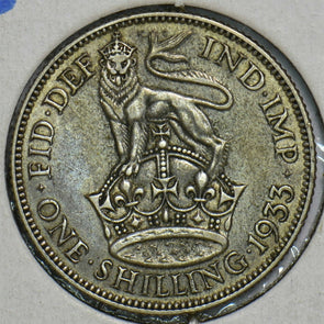 Great Britain 1933 Shilling Lion animal 197362 combine shipping