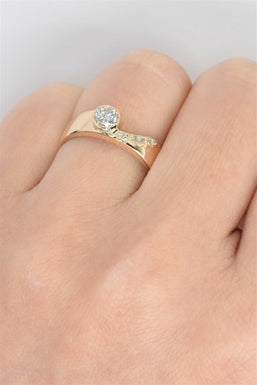 18k Gold Diamond Ring RG0047