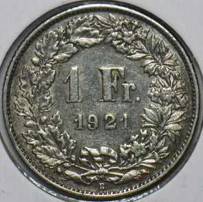 Switzerland 1921 Franc 193754 combine shipping