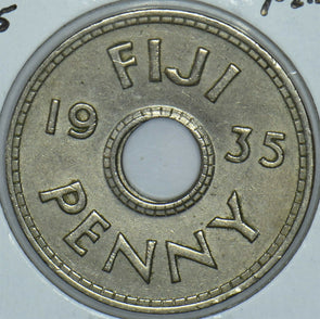 Fiji 1935 Penny 290755 combine shipping
