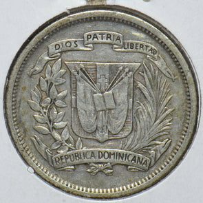 Dominican Republic 1956 25 Centavos 294125 combine shipping