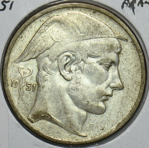 Belgium 1951 50 Francs Lion animal 240372 combine shipping