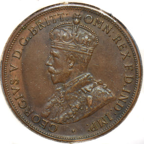 Australia 1917 Penny Georgivs V 490387 combine shipping