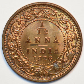 British India 1926 1/12 Anna 193826 combine shipping