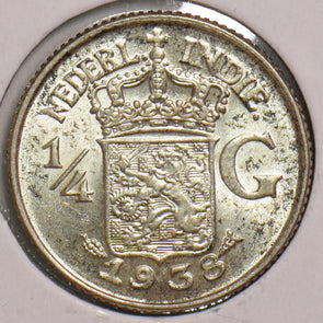 Netherlands East Indies 1938 1/4 Gulden 199228 combine shipping