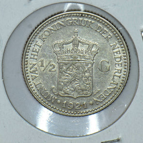 Netherlands 1921 1/2 Gulden Lion animal 291353 combine shipping
