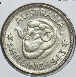 Australia 1943 Shilling Ram 198864 combine shipping