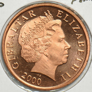 Gibraltar 2000 2 Pence 0 197745 combine shipping