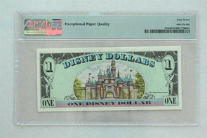 Disney Dollar 1999 Dollar PMG Superb Gem Unc 67EPQ DIS59. Mickey. Sleeping Beau