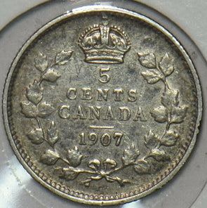Canada 1907 5 Cents 903574 combine shipping