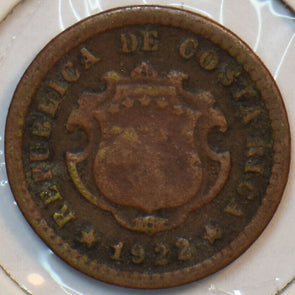 Costa Rica 1922 5 Centimos 152167 combine shipping