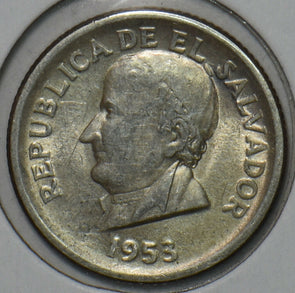 El Salvador 1953 25 Centavos 297348 combine shipping