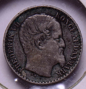 D0021 Danish West Indies 1859  3 Cents  combine shipping