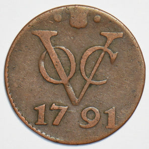 Netherlands East Indies 1791 Duit 153239 combine shipping