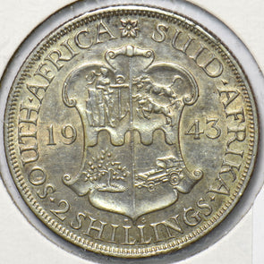 South Africa 1943 2 Shillings 294372 combine shipping