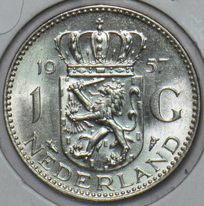 Netherlands 1957 Gulden 240195 combine shipping