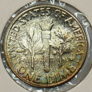 1957 Roosevelt Dime 90% silver U0256